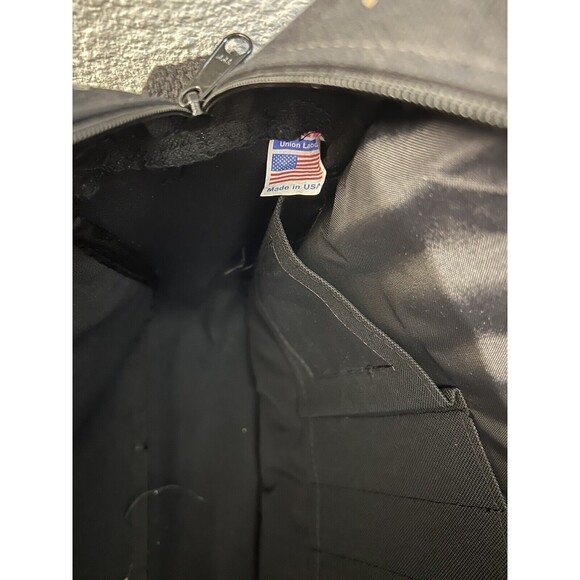 IBEW VINTAGE CANVAS LOPTOP BAG 125 YEARS 39th CONVENTION Black Made USA … - Picture 9 of 10